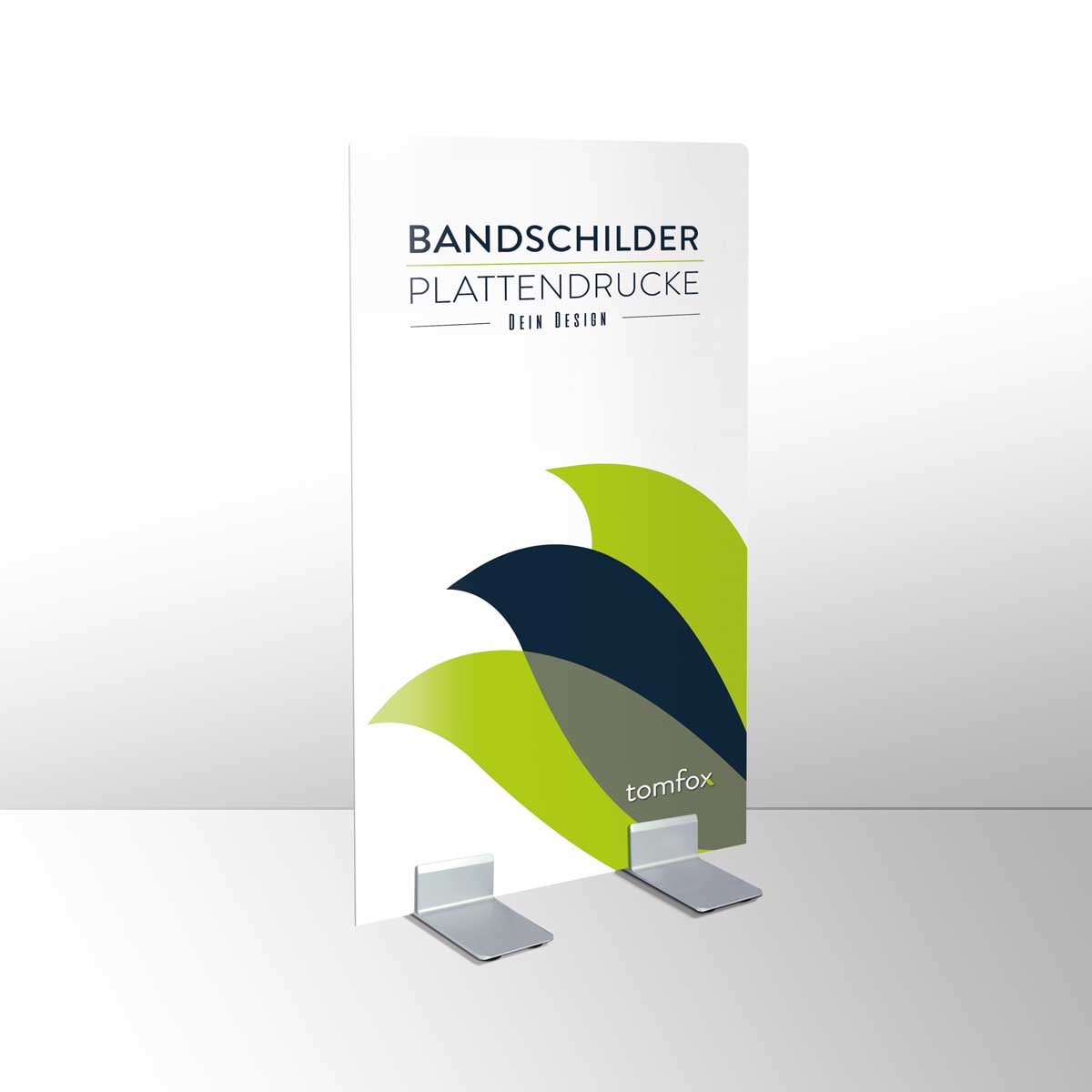 Musikband Logoschild "gerade"