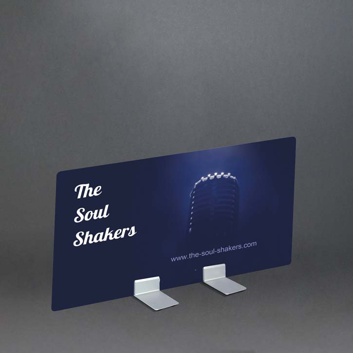Musikband Logoschild "quer"