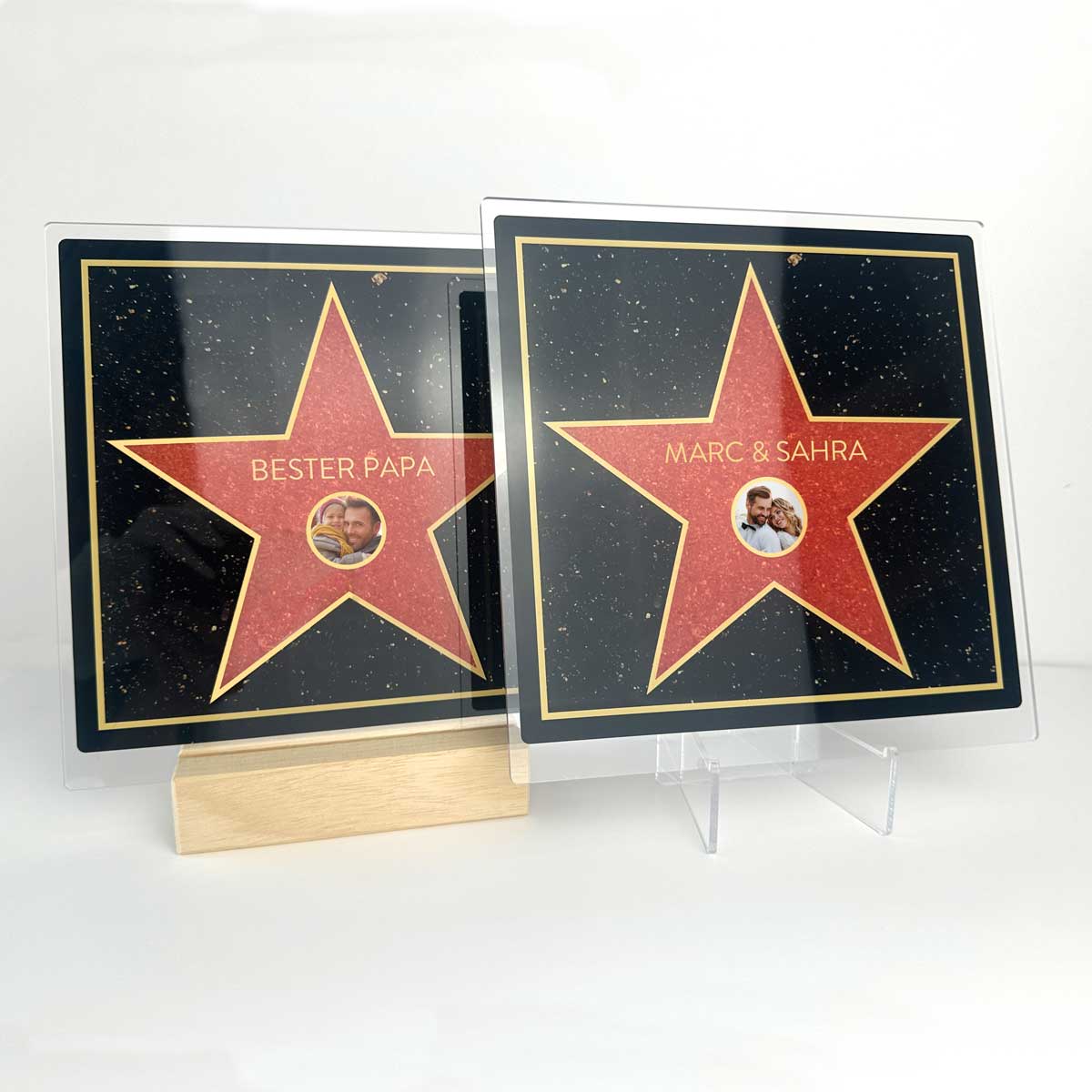 Walk of Fame Acryl mit Foto