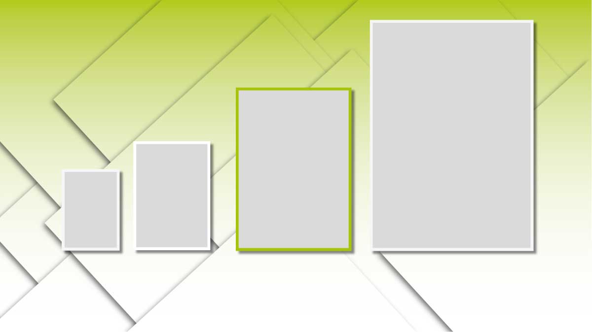 Plattendruck Alu-Dibond DIN-Formate