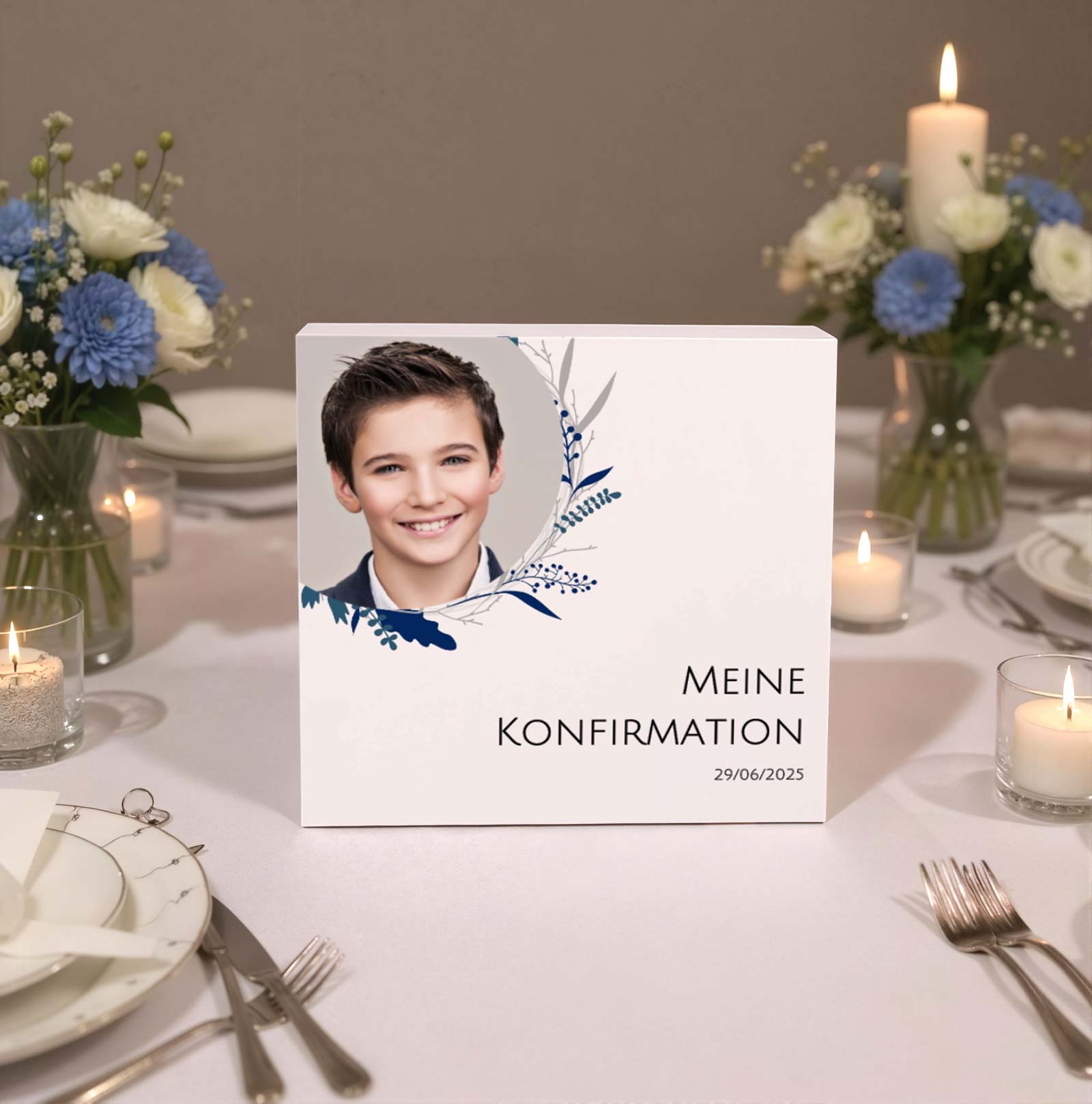 Erinnerungsbox Konfirmation mit Foto